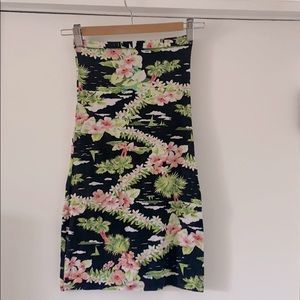 BlueLife Hawaiian tube mini dress or midi skirt